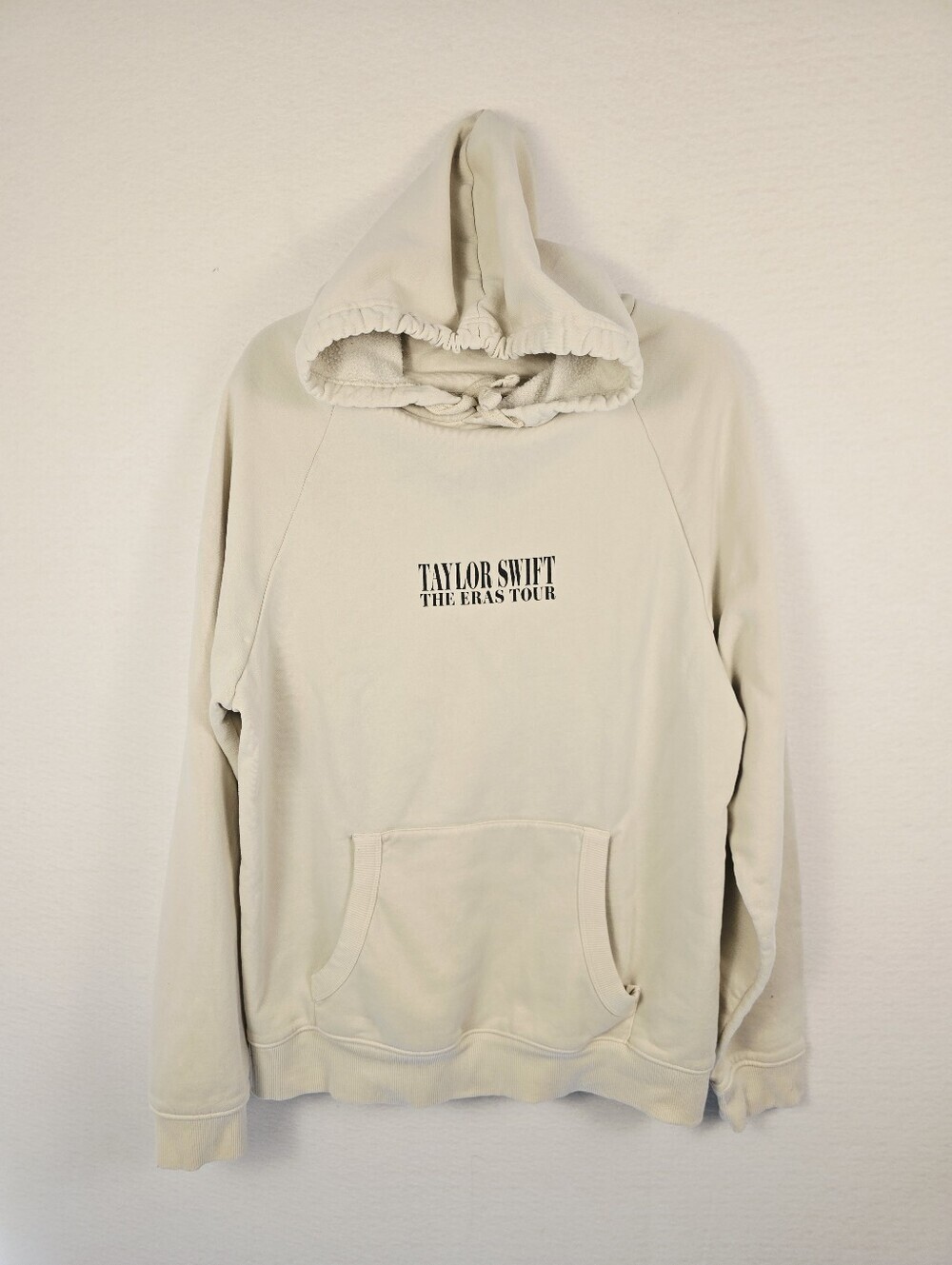 Taylor Swift The Eras Tour Official Cream L Sleeve Hoodie. Ladies Large
